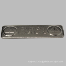 Cheap Rectangle Name Badge with Steel Plate